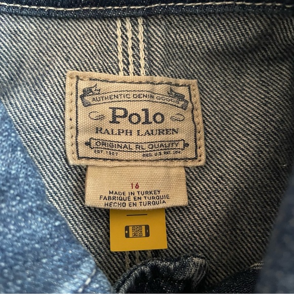 Polo Ralph Lauren Denim Western Carpenter Chore Coat Jacket - Picture 3 of 9